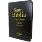 Biblia Em Espanhol Santa Biblia Capa De Cuero Sintetico Letra Grande Reina Valera Tradicional 1960 Rvt Preta