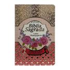 Biblia Evangelica Cristã Feminina Rosa Letra Grande Com Harpa Carteira CPP - King Croos