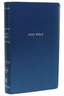 Bíblia HarperCollins NKJV Capa Sintética Azul Letras Vermelhas