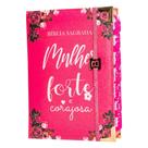 Bíblia Hiper Glitter Pink com Abas Adesivas e Elástico