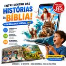 Bíblia Infantil 360 com Narração Livro Interativo Histórias da Bíblia em Realidade Virtual Presente