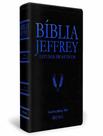Biblia Jeffrey Estudos Profeticos Preto Com Detalhe Azul