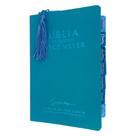 Biblia Joyce Meyer de estudos com abas adesivas Azul Tifany + marca paginas glitter Biblia Joyce Meyer de estudos com abas adesivas Azul Tifany + marca paginas glitter