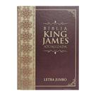 Bíblia Jumbo King James - Arabesco Bordô