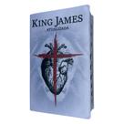 Bíblia King James Atualizada Coração de Leão cruz vermelha com indice e Letras grandes Bíblia King James Atualizada Coração de Leão cruz vermelha com indice e Letras grandes