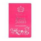 Biblia King James Slim Luxo Rosa Claro