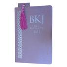 Bíblia King james Slim Nude Fiel 1611 com marca páginas glitter