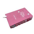 Bíblia Letra Jumbo Rosa Floral Personalizada Com Abas Arc Full Color Cpp