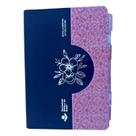 Biblia Letra Supergigante sbb compacta Rosa e azul com abas adesivas