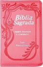 Bíblia Lt Hipergigante - Com Harpa Zíper e Índice Rosa - Cpp