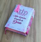 Bíblia Mãe Presente de Deus Rosa capa dura com abas adesivas já coladas + marca página glitter rosa Bíblia Mãe Presente de Deus Rosa capa dura com abas adesivas já coladas + marca página glitter rosa