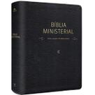 Bíblia Ministerial NVI Letra Normal Capa Luxo Preta
