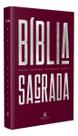 Bíblia NVI, Capa Dura, Vinho, Econômica, Pedra Angular
