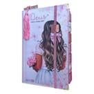 Bíblia Nvi Garota com Abas adesivas + Elástico Cp Dura Acolchoada + Marca paginas glitter
