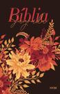 Bíblia NVI Luxo Slim - Buquê de Flores: Letra Grande