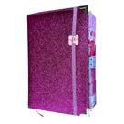 Bíblia NVI Pink 100% Glitter Abas Adesivas coladas Cp dura acolcoada + Elástico rosa Bíblia NVI Pink 100% Glitter Abas Adesivas coladas Cp dura acolcoada + Elástico rosa