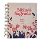 Bíblia para anotações - KJA - floral cartoon