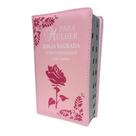Bíblia para Mulher Com Letras Hiper Gigantes Com Harpa e Corinhos - Pink Bíblia para Mulher Com Letras Hiper Gigantes Com Harpa e Corinhos - Pink