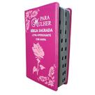 Bíblia para Mulher Com Letras Hiper Gigantes Com Harpa e Corinhos - Pink Bíblia para Mulher Com Letras Hiper Gigantes Com Harpa e Corinhos - Pink