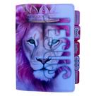 Bíblia pequena Ntlh Leão Jesus Pink com Abas adesivas Bíblia pequena Ntlh Leão Jesus Pink com Abas adesivas