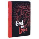 Bíblia Sagrada - ARC - 860 God is love - Letra normal com harpa.