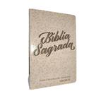 Bíblia sagrada arc letra gigante capa dura marrom panorama bíblico e mapas