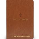Bíblia Sagrada ARC Letra Mega Gigante Capa Luxo Marrom