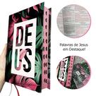 Bíblia Sagrada Colorida "Deus" Com Lateral Rosa Edifica Letras Hiper Gigante Plus Com Harpa e Índice Bíblia Sagrada Colorida "Deus" Com Lateral Rosa Edifica Letras Hiper Gigante Plus Com Harpa e Índice