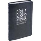 Bíblia Sagrada com Harpa Cristã Azul nobre ARC SBB