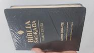 Bíblia Sagrada CPAD Popular - Harpa - Letra Gigante - Tradicional - Capa Preta Semi-Flexivel