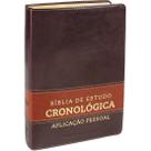 Bíblia sagrada de estudo aplicação pessoal em ordem cronológica versão arc luxo cpad almeida revista e corrigida