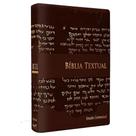 Bíblia Sagrada De Estudo Textual Letra Grande Luxo Marrom