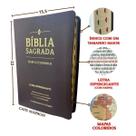 Biblia sagrada evangelica letra hiper gigante arc almeida palavras de jesus em vermelho luxo harpa indice cor:pink Biblia sagrada evangelica letra hiper gigante arc almeida palavras de jesus em vermelho luxo harpa indice cor:pink