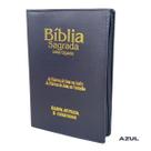 Bíblia Sagrada Gigante ARC Almeida Corrigida Harpa Cristã Palavras de Jesus em Vermelho zíper Índice Azul Bíblia Sagrada Gigante ARC Almeida Corrigida Harpa Cristã Palavras de Jesus em Vermelho zíper Índice Azul