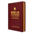 Bíblia Sagrada Grande - Harpa Cristã ARC - Slim Capa Luxo Vinho - CPAD