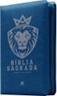 Bíblia Sagrada King James Com Zíper - Azul