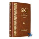 Bíblia Sagrada King James Fiel 1611 Com Referências Bíblicas Capa Marrom