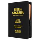 Bíblia Sagrada Letra Gigante Ziper - Preta C/ Harpa Cristã Bíblia Sagrada Letra Gigante Ziper - Preta C/ Harpa Cristã
