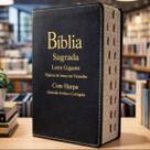 Biblia Sagrada Letra Grande Harpa & Corinhos RC Luxo Preta Biblia Sagrada Letra Grande Harpa & Corinhos RC Luxo Preta