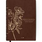 Bíblia Sagrada Letra Grande NVI Capa Dura Floral Ganache