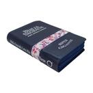 Biblia Sagrada - Letra Hiper Gigante - RC Com Harpa E Ziper Azul - Edifique Editora