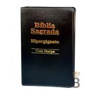 Biblia Sagrada Letra Hipergigante Luxo Preta - C/ Harpa Biblia Sagrada Letra Hipergigante Luxo Preta - C/ Harpa