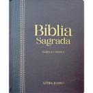 Biblia Sagrada Letra Jumbo ARC com Harpa Palavras de Jesus em Vermelho Preta