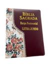Bíblia Sagrada Letra Jumbo + Harpa Bícolor Florida 25x18cm
