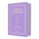 Bíblia Sagrada Letra Pequena Luxo Lilás