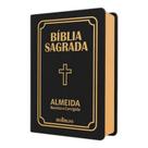 Bíblia Sagrada Letra Pequena Luxo Preta