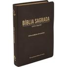 Bíblia Sagrada - NAA - Letra Gigante - Linha Ouro - Marrom - Lançamento