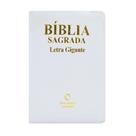 Biblia sagrada naa letra gigante luxo preta/azul com indice
