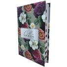 Bíblia Sagrada NVI Letra Normal Capa Dura Floral Roxa Slim