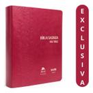 Bíblia Sagrada Nvi Português Inglês Pink Bilingue Capa Luxo Rosa Relevo Nova Versão Internacional Presente Evangél